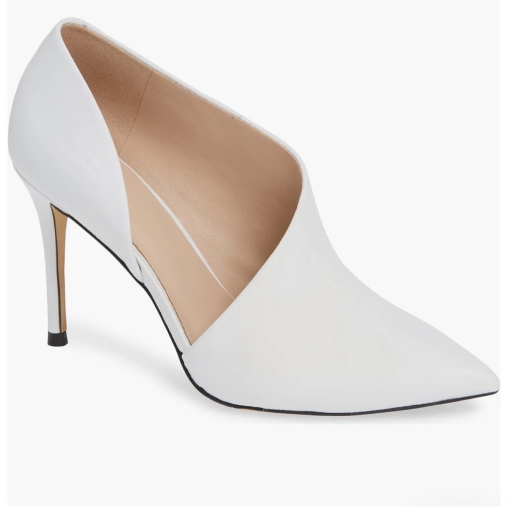 Something Navy White Heels